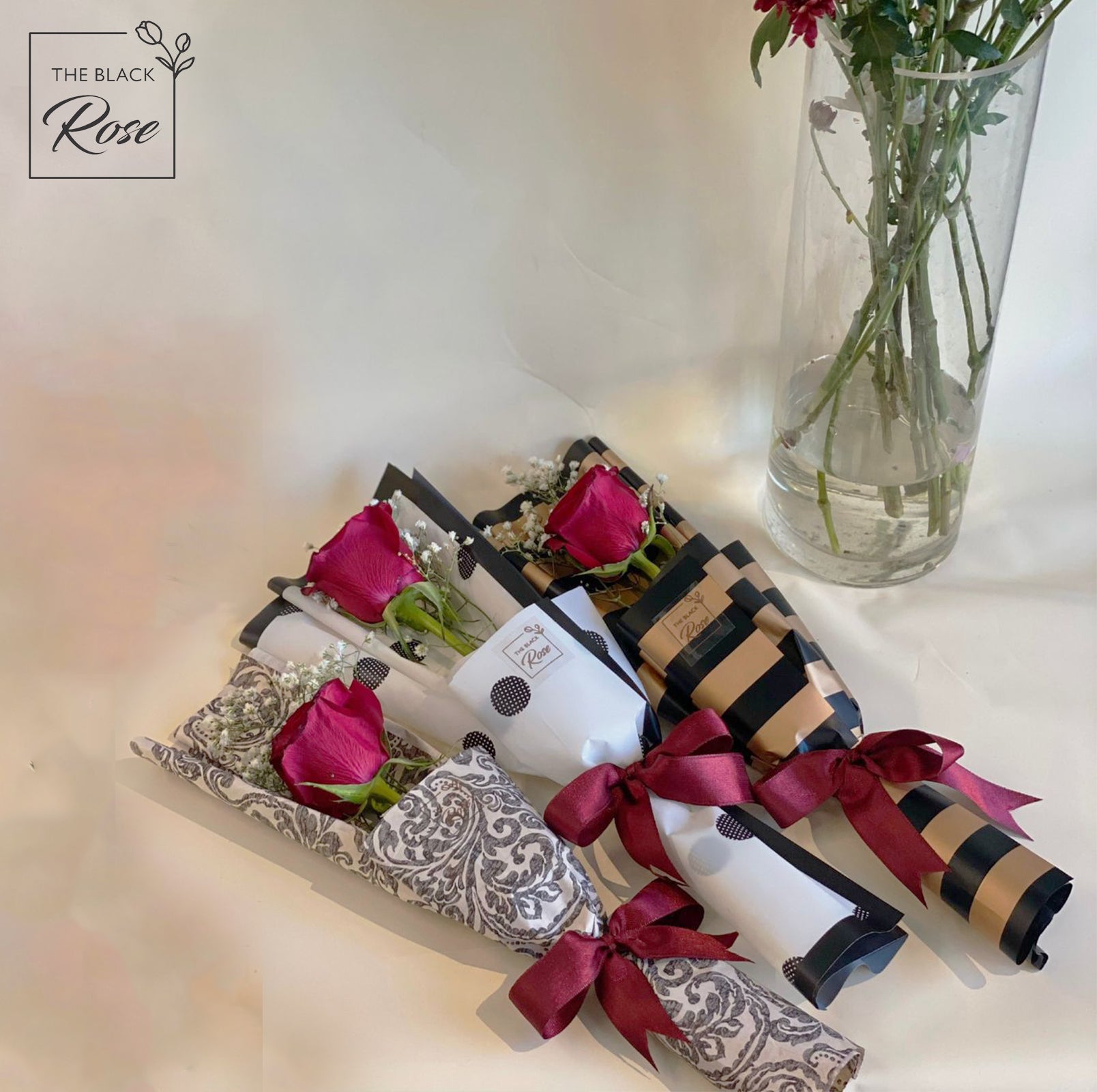 Single Stem Roses The Black Rose