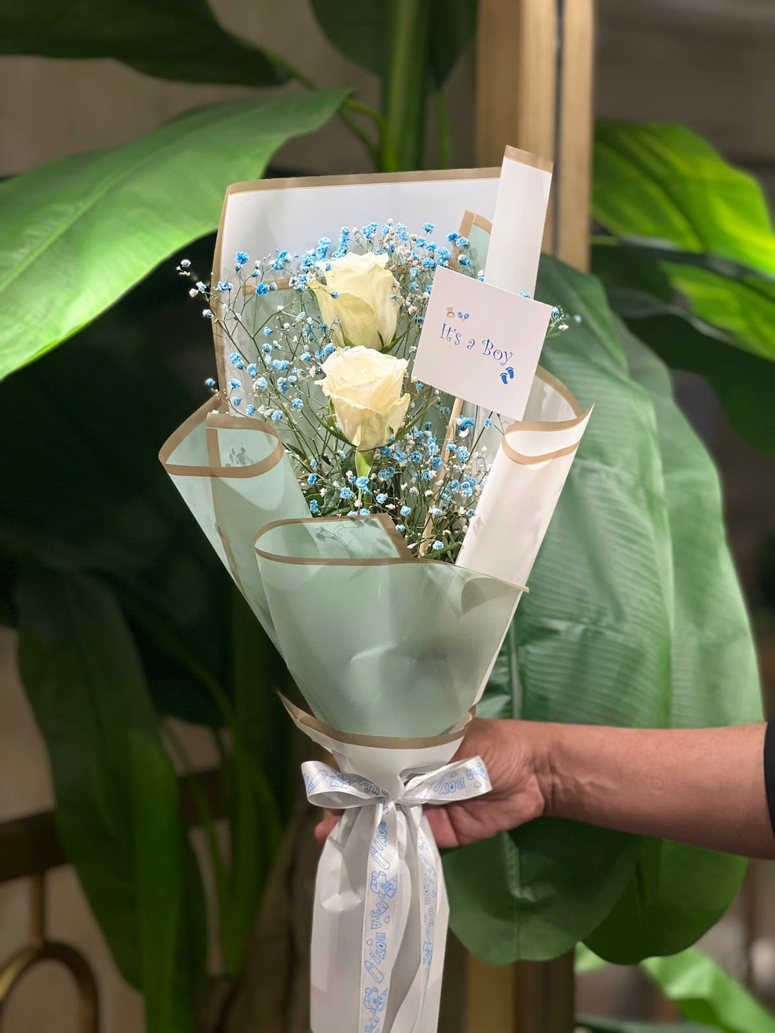 Them Boy Roses Its a boy bouquet – The Black Rose